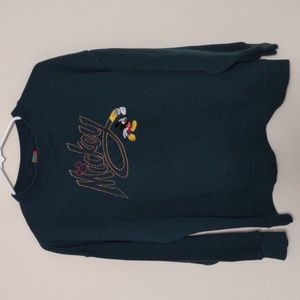 Vintage Mickey Unlimited green crewneck Mickey Mouse Sweatshirt Size M Nostalgia